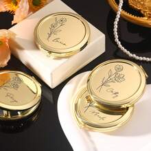 1 Gương trang điểm nhỏ gọn tùy chỉnh - Quà tặng đám cưới thanh lịch - Quà tặng tiệc độc thân - Gương trang điểm khắc đẹp mắt - Quà tặng phù dâu, Đa năng, Bền, Trang trí, Có thể tái sử dụng, Tinh tế, Phong cách, Chất lượng cao, Nhiều màu sắc, Hiện đại, Tùy chỉnh, Cá nhân hóa - Nhiều màu - Xem 4