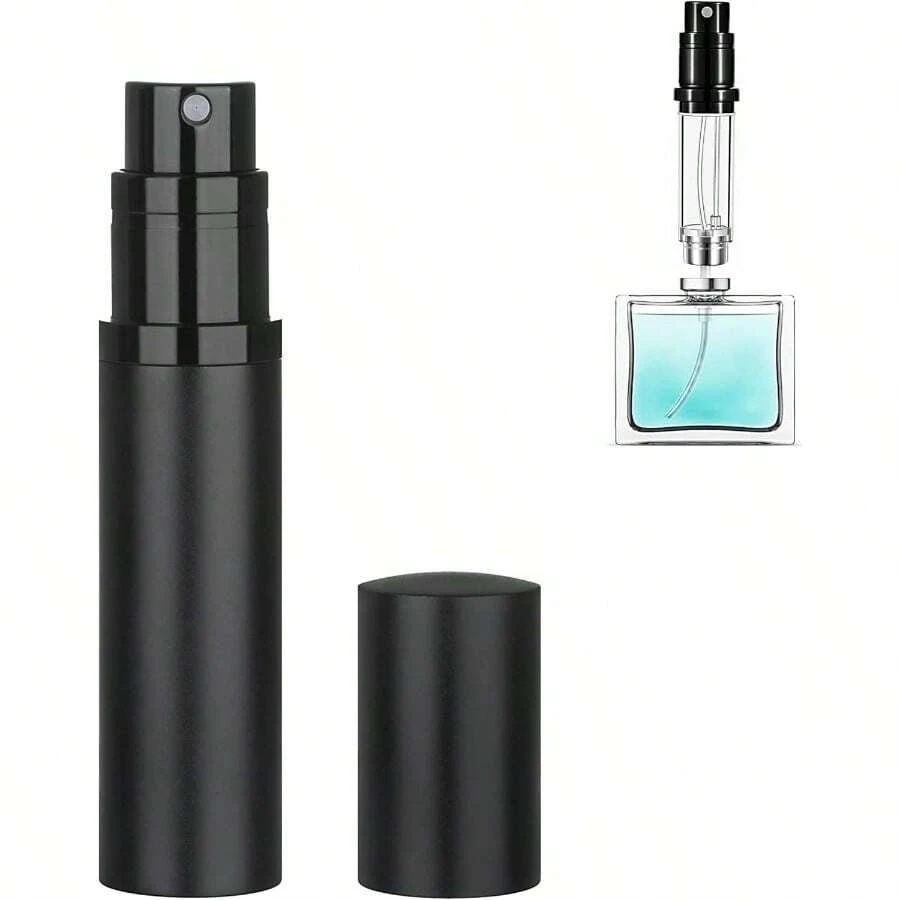 Refillable Perfume Atomizer Travel Bottle 5ml Leakproof Luxury Travel Perfume Refillable Bottle, Portable Fragrance Atomiser(Light Blue)