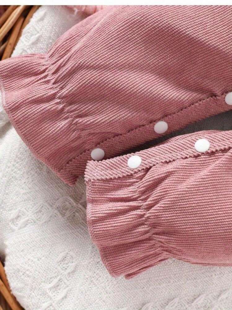 Newborn Baby Bodysuits - Hồng - Xem 4