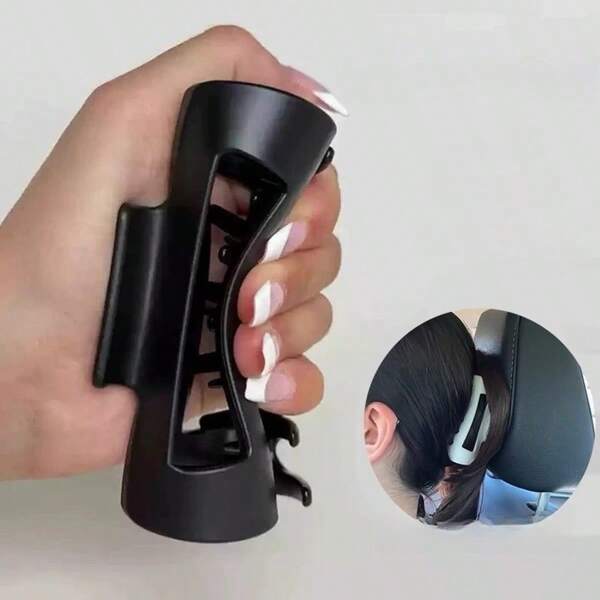 1pc Soft Silicone Hair Claw, High-End Anti-Drop Unbreakable Hair Clip, 2025 New Design Hair Accessories Women Claw Clip