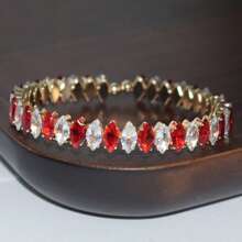 1pc Fashion Cubic Zirconia Decorated Open Ring, Suitable For Women's Daily Wear, Holiday & Friendship Gift