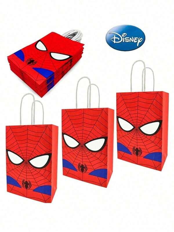 Disney 12-Piece Gift Bags With Superhero Theme From Disney - The Limited-Time Pattern Color Combination Is Perfect. For Packaging Gifts For Favorite Holidays, Birthdays, Decorations For The Home, Home Decoration, Birthday Parties, Back-To-School, Holiday Supplies, Decorations, Holiday Decorations, Wedding Decorations, Wedding Season, Holiday Decorations For Disney Fans