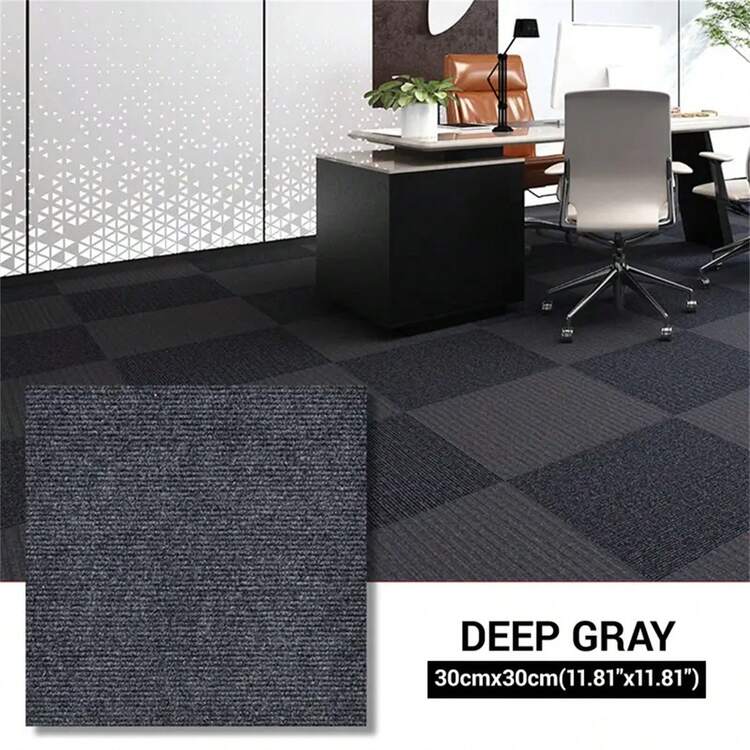 10 件 11.81 英寸 X 11.81 英寸 DIY 自粘瓷砖地毯，方形长剥离粘贴商用地毯，地砖 PVC 背衬防滑垫，家用地毯瓷砖装饰，适用于客厅、卧室、洗衣吧、家居装饰 地砖厨房客厅装饰房间装饰壁纸墙纸地板地砖自粘地砖剥离粘贴 - 彩色 - 查看 9