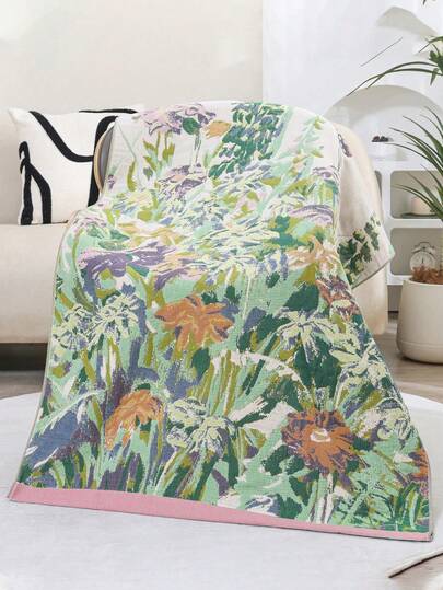 Bohemian Style Bath Towel 80*160cm | Absorbent Quick-Dry Soft Skin-Friendly Multi-Use Blanket/Sofa Throw