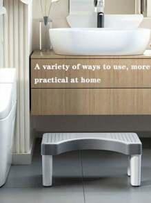 1pc Non-Slip Toilet Stool, Thickened Foot U-Shaped Stool For Comfortable Sitting And Stability, Maternity Foot Step Stool, Potty Stool Bathroom Bathroom Accessories Bathroom Tools - Multicolor - View 8