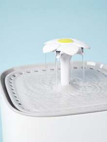 PETSIN Distribuitor automat de apă pentru animale de companie de 3L/101,5 OZ/0,8 galoane cu 2 bucăți de filtre de schimb, fântână de apă potabilă liniștită de mare capacitate pentru pisici și câini mici până la mijlocii - Multicolor - Vizualizare 3