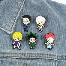 1pc Hot-Blooded Cartoon Anime  Cartoon Character Two-Dimensional Killua Zoldyck Metal Brooch Bag Accessories - Multicolor - View 2