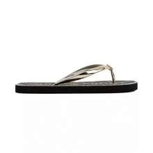 Women's Shamrock Flip Flops |  | Women Flip-Flops - 黑色/金色 - 查看 2