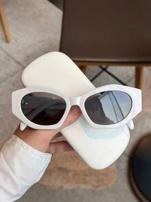 1pc Women's Retro Ins Fashion Glasses - Stylish Personalized Shades For Stage Catwalk, Daily Outdoor, Street Snap, Driving, Travel & Party - Fashion Eyewear