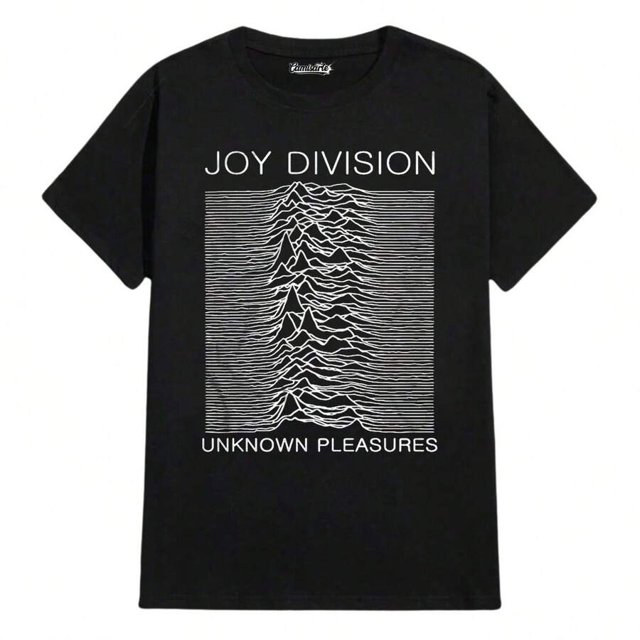 Plus Size T-Shirts Rock Music Band Joy Division Stylish Shirts - Immediate Shipping - màu đen - Xem 1
