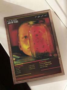 1 件无框，爱丽丝囚徒 - Jar Of Flies 音乐专辑 - 数码打印 - 音乐打印 - 复古海报 - 专辑封面海报 - 墙壁艺术 - 送给他的礼物 - 彩色 - 查看 4