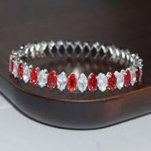 1pc Fashion Cubic Zirconia Decorated Open Ring, Suitable For Women's Daily Wear, Holiday & Friendship Gift