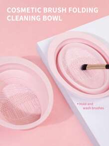 MAANGE 30/49pcs Makeup Brush Set, Includes 30pcs Professional Makeup Brushes + 1pc Velvet Bag + 1pc Makeup Sponge Holder + 1pc Makeup Brush Cleaning Bowl, Powder Brush, Blush Brush, Concealer Brush, Contour Brush, Nose Brush, Eye Shadow Brush, Eyebrow Brush, Detail Brush, Ideal Travel Makeup Brush Set Gift For Women And Girls - Black - View 12