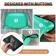 1 件防水可重复使用兔子围栏垫，小型宠物笼底垫，适用于兔子、豚鼠、雪貂、耐磨宠物床上用品和笼子衬垫 - 彩色 - 查看 8