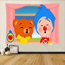 Plim Backdrop  Birthday Party Photography Cartoon Photo Background Rainbow Vinyl Table Banner Decoration  Room Tapestry 6 - Main Image Style - View 1