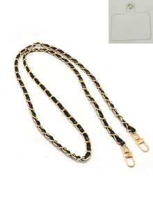 热销皮革链条肩带、夏季包包配件DIY肩带、手机挂绳（无彩色垫，配透明垫） - 彩色 - 查看 12