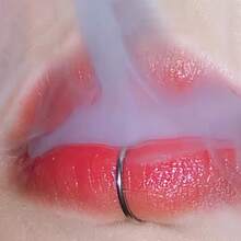 2-Piece Set Of Y2K Punk Style Silver Non Piercing Lip Rings - Fashionable And Versatile, Suitable For Daily Wear Or Parties - 銀色2件裝 - 查看 3