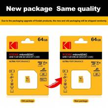 Kodak Original Micro SD Card 32GB Memory Card 64GB MicroSDHC 128GB MicroSDXC MicroSD 256GB C10 U3 TF Flash Cards 100MB/S A1 Class10 UHS-I V30 TF For Mobilephone Game Monitor - Yellow - View 13