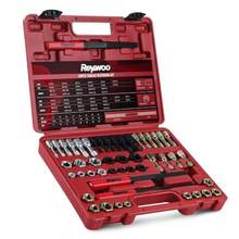 49 PC Thread Chaser Set Metric And SAE Thread Restorer Tool With 22 Taps 24 Dies 3 Thread Files Master Thread Cleaner Rethreading Kit In UNC UNF Metric Sizes - As Pic - View 1