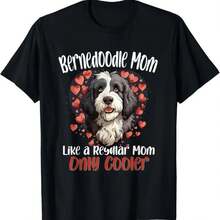 Bernedoodle Dog Breed Pet Mom T Shirt