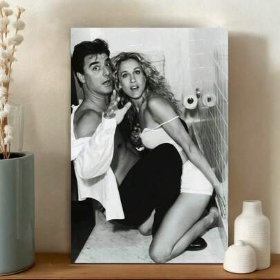 Mr. Big Carrie Bradshaw Toalett W Poster Canvastavla Kreativitet Poster Och Tryck Väggkonst Bild För Vardagsrum Heminredning