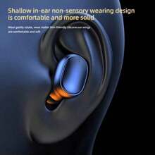 全新 A6S 无线蓝牙耳机带麦克风运动耳塞式耳机防噪音耳塞迷你耳机免提 - 彩色 - 查看 2