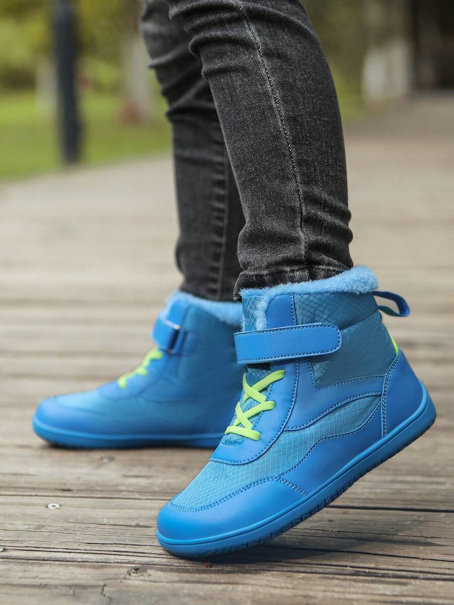 Children's Winter Shoes, New Winter Kids Boots, Outdoor Camping Snow Boots, Comfortable Children's Shoes, Boys Shoes, Girls Shoes - Royal Blue - View 1