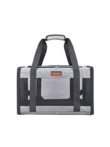 大容量手提包、便携式狗狗透气背包、可折叠猫咪旅行单肩宠物包、车载宠物包、适用于中型猫咪和体重不超过 6 公斤的小型犬的软边猫咪包、宠物包、旅行犬包、宠物手提袋、宠物包背包 - 彩色 - 查看 12