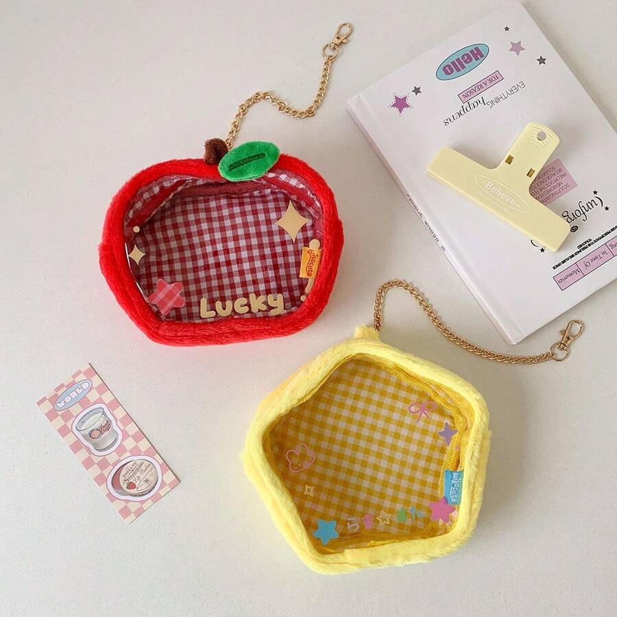 1pc Multifunctional Storage Bag, Extra Large Doll Storage Bag, Transparent Character Display Bag, Portable Character Storage Bag With Keychain, Mini Doll Hanging Mystery Box Closed Storage Bag, Dust-Proof Collectible Mini Doll Box, Suitable For Dolls, Cables, Cosmetics, Small Accessories [Doll Not Included] Makeup Travel Toiletry Organizer Clear Essentials Gifts Storage Zipper Accessories Nail