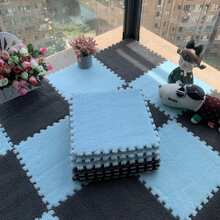 15 szt./zestaw uniwersalnych płytek dywanowych, przycinanych i łączonych, gruba, antypoślizgowa mata do sypialni, na balkon, parapet