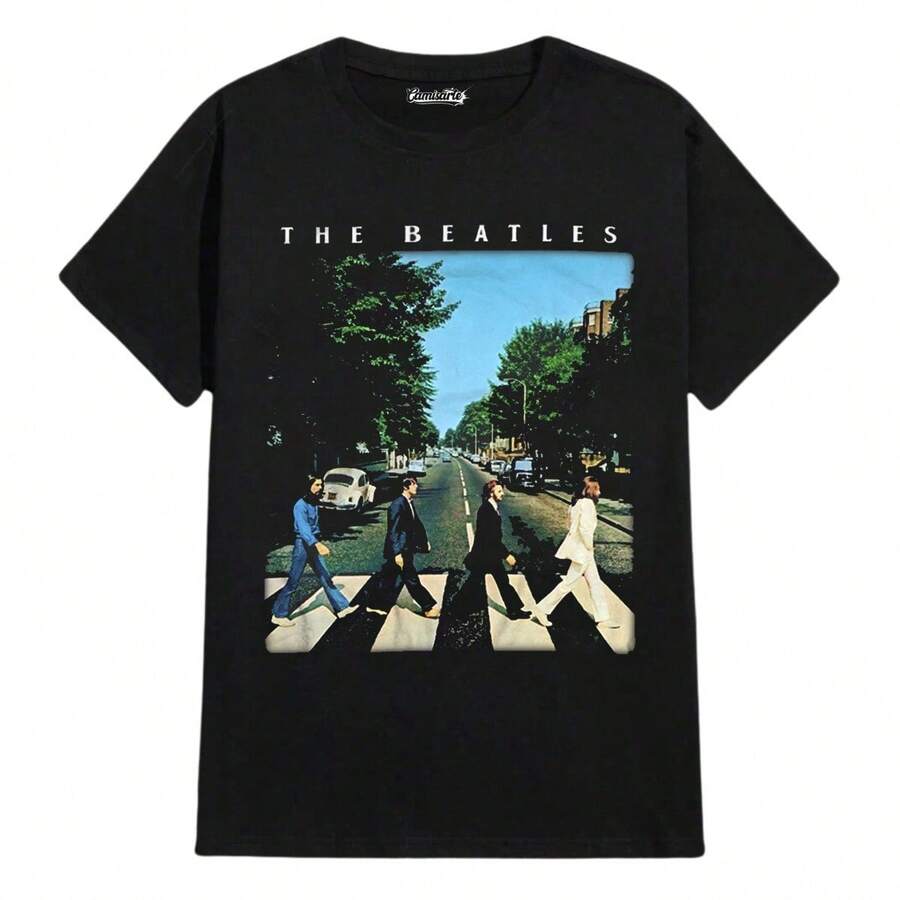 Plus Size Rock Music Band T-Shirts Stylish Shirts - Immediate Shipping - Black - View 1