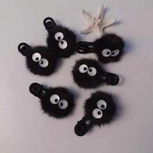 3 Packs - Little Black Coal Eye Plush Hair Clip, Side Hair Clip, Funny 3D Headdress, Alligator Hair Clip, 3D Plush + Round Eyes, Captures The Hearts Of Countless Girls When Worn During Holidays (Pictures Are For Reference Only, Please Refer To The Actual Product), Hair Accessories, Hair Tools, Beauty Accessories, Curly Hair Accessories For Women, Hair Tools, Accessories Women, Hair Stuff, Fall, Hair Accessories Women, Hair Tools, Hair Stuff, Stuff, Beauty Accessories, Gifts, Travel, Gifts For Women, Hair Stuff, Stocking Stuffers
