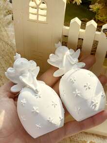 1PC Angel Girl Ornament Silicone Mold DIY Creative Elf Girl Aromatherapy Candle Mold Home Decoration / Gift Ornament Plaster Mould Handicraft Making Epoxy Resin Casting Molds