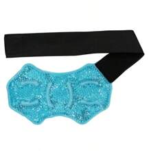 可重复使用的冷敷包，配有可调节绑带。柔软舒适的冷热敷凝胶包，内含分散珠粒，有效缓解不适。适用于脚踝和膝盖。压缩凝胶包提供腿部支撑，促进肌肉恢复。