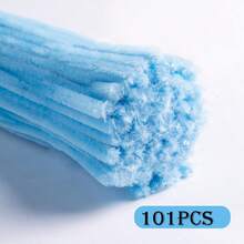 100/200pcs Golden Yellow Orange Pipe Cleaner + 1pc Step-By-Step Video, Golden Orange Pipe Cleaner For Craft Foldable Chenille Rod Pipe Cleaner, Orange Chenille Stems, Valentine's Day, Ramadan Christmas Craft Pipe Cleaner For DIY Craft And Cleaning, Chenille Stems, Home Handmade Decorations, Flexible And Durable DIY Art And Creative Handicraft Project Decoration, Can Be Used As Graduation - Multicolor - View 8