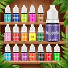 Set de cuisine 20 couleurs, pigments de décoration de cuisson - pigments de cuisine liquides DIY pour la décoration de gâteaux, les biscuits de Pâques, les œufs de Pâques et autres artisanats, parfait pour les cadeaux de la fête des mères
