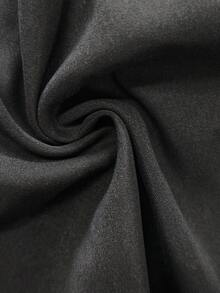 Elegante y de moda vestido mini ajustado con cuello redondo, manga larga y tirantes, nuevo artículo de otoño, vestido de mujer para otoño, vestido negro de primavera - Negro - Ver 11
