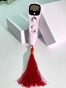 Prayer Beads With Red Tassel, Wooden Grain Rotating Bead LCD Digital Counter, Convenient For Prayer Counting, People Counting And Other Functions - Multicolor - View 13