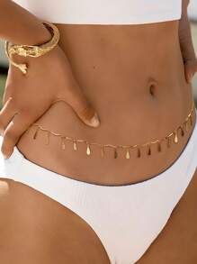 1pc Sexy Bikini Waist Chain Simple Bikini Belly Chains Summer Body Chain Beach Body Accessories Jewelry For Women Girls - Waist Chain - View 11