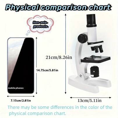 Children's Microscope, Outdoor Interactive Learning, Educational Toys, Halloween, Christmas, Children's Day Gifts, Small Experimental Toys For The Beginning Of School