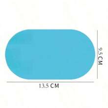 2pcs Car Electric Vehicle Rearview Mirror Rainproof Film Sticker Reversing Mirror Waterproof Film Electrostatic Water Flooding Film Rainy Day Glass Anti-Fog Film - 清除 - 查看 3