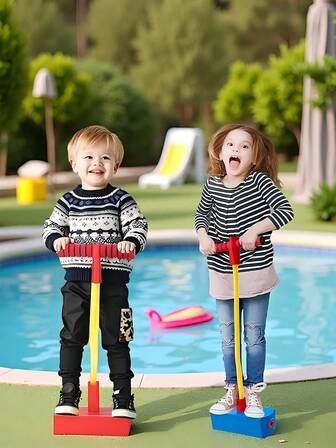 1PC Children's Bouncing Pole Sports Toy, Parent-Child Interactive Game, Children's Bouncing Pole Long Height Balance Trainer, Early Exercise Children's Hand Eye Coordination And Body Balance Ability, Promote Children's Overall Functional Development, Suitable For Children's Indoor And Outdoor Interactive Toys, Prepare A Aun Interactive Bouncing Pole Birthday, Halloween, Christmas Gift For Children