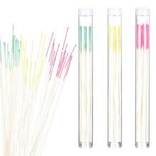 180Pcs Disposable Earrings Hole Cleaner Ear Hole Floss Piercing Hole Cleaner Line Ear Piercing Care Cleaning Tool Odor Removal Ear Care Kit For Women Men#DSGDSF - 綠色&玫紅色&黃色 - 查看 3