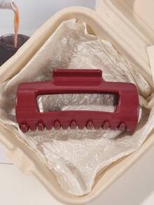 1 Kẹp tóc hình móng vuốt bằng cao su mềm màu đỏ lớn, Kẹp tóc chống va chạm đa năng, Phụ kiện tóc bền và thanh lịch dành cho nữ Phụ kiện tóc Kẹp tóc thời trang Kẹp tóc nữ Kẹp tóc thông thường Phụ kiện mùa thu Kẹp tóc thời trang mùa thu Mùa đông cho trang phục đi nghỉ dành cho phụ nữ - Silicone đỏ - Xem 3