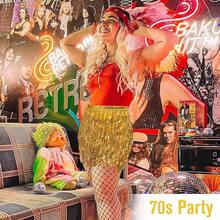 Halloween  Halloween Essentials  Party Limited Edition  Women's Belly Dance Scarf Skirt Sparkly Tassel Disco Outfits Sequin Wrap Rave Costumes Fringe Skirt - 紫色 - 查看 3