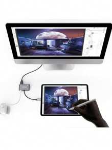 USB3.0 To HDTV Interface VGA Converter, Computer Monitor High-Definition Cable Connection For TV And Projector External Connection For External Graphics Card, Laptop Adapter, Multi-Functional Expansion Device, Docking Station