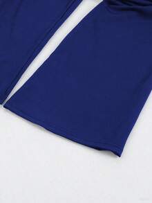 Pantaloni casual leggings in vita alta, pantaloni sportivi estivi a gamba ampia, pantaloni da yoga, corsa e allenamento, con gamba a zampa, lunghezza regolabile, vita elastica, pantaloni da lavoro elasticizzati