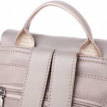 Women's Outdoor Simple Oxford Zipper Backpack Multi-Purpose Travel Bag - Multicolor - View 8