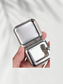 1pc Mini Metal Ashtray, Portable Pocket Ashtray, Outdoor Cigarette Accessories, Creative Car Ashtray