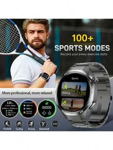 2025 New Men's Sports Fitness Smart Watch GT5 Pro, 1.53'' HD Display, Bluetooth Call, SOS, NFCaccess Compass, Altitude, Multi-Sport Modes Smartwatch, Heart Rate, Sleep Monitor Smart Watch For Women, Smartwatch GT4 Upgraded Version, For Android IOS - Multicolor - View 3